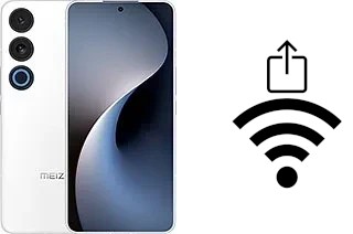 So generieren Sie einen QR-Code mit dem Wifi-Passwort auf einem Meizu 21 Note