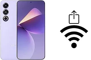 So generieren Sie einen QR-Code mit dem Wifi-Passwort auf einem Meizu 21