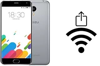 So generieren Sie einen QR-Code mit dem Wifi-Passwort auf einem Meizu M1 Metal