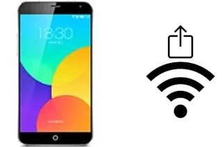 So generieren Sie einen QR-Code mit dem Wifi-Passwort auf einem Meizu MX4