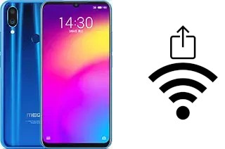 So generieren Sie einen QR-Code mit dem Wifi-Passwort auf einem Meizu Note 9