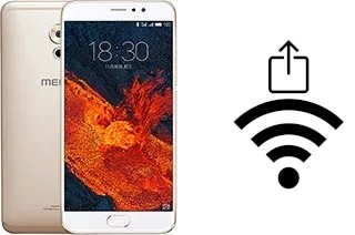 So generieren Sie einen QR-Code mit dem Wifi-Passwort auf einem Meizu Pro 6 Plus