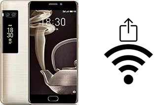 So generieren Sie einen QR-Code mit dem Wifi-Passwort auf einem Meizu Pro 7 Plus