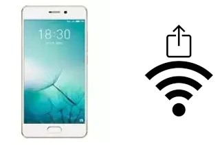 So generieren Sie einen QR-Code mit dem Wifi-Passwort auf einem Meizu Pro 7 Standard Edition