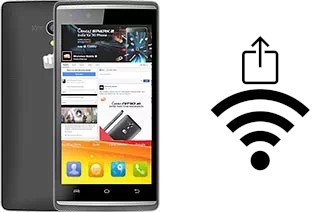 So generieren Sie einen QR-Code mit dem Wifi-Passwort auf einem Micromax Canvas Fire 4G Q411