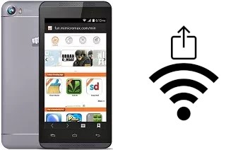 So generieren Sie einen QR-Code mit dem Wifi-Passwort auf einem Micromax Canvas Fire 4 A107