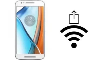 So generieren Sie einen QR-Code mit dem Wifi-Passwort auf einem Moto E3 Power