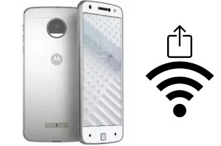 So generieren Sie einen QR-Code mit dem Wifi-Passwort auf einem Moto X4