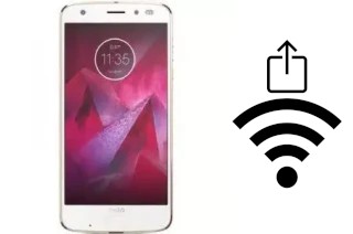 So generieren Sie einen QR-Code mit dem Wifi-Passwort auf einem Moto Z2 Force