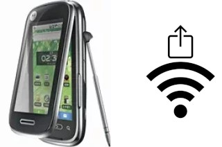 So generieren Sie einen QR-Code mit dem Wifi-Passwort auf einem Motorola XT806