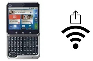 So generieren Sie einen QR-Code mit dem Wifi-Passwort auf einem Motorola FlipOut