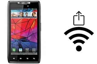 So generieren Sie einen QR-Code mit dem Wifi-Passwort auf einem Motorola RAZR XT910