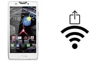 So generieren Sie einen QR-Code mit dem Wifi-Passwort auf einem Motorola DROID RAZR HD