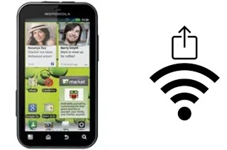 So generieren Sie einen QR-Code mit dem Wifi-Passwort auf einem Motorola DEFY+