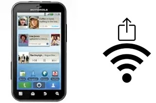 So generieren Sie einen QR-Code mit dem Wifi-Passwort auf einem Motorola DEFY