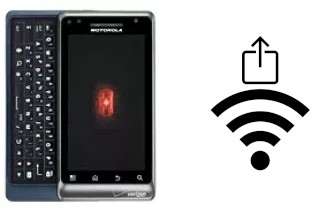 So generieren Sie einen QR-Code mit dem Wifi-Passwort auf einem Motorola DROID 2