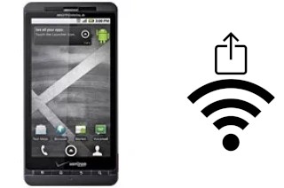 So generieren Sie einen QR-Code mit dem Wifi-Passwort auf einem Motorola DROID X