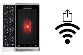 So generieren Sie einen QR-Code mit dem Wifi-Passwort auf einem Motorola DROID 2 Global