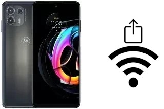 So generieren Sie einen QR-Code mit dem Wifi-Passwort auf einem Motorola Edge 20 Fusion