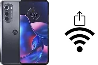 So generieren Sie einen QR-Code mit dem Wifi-Passwort auf einem Motorola Edge (2022)