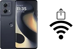 So generieren Sie einen QR-Code mit dem Wifi-Passwort auf einem Motorola Edge (2024)