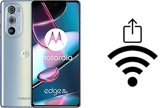 So generieren Sie einen QR-Code mit dem Wifi-Passwort auf einem Motorola Edge 30 Pro