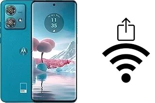 So generieren Sie einen QR-Code mit dem Wifi-Passwort auf einem Motorola Edge 40 Neo