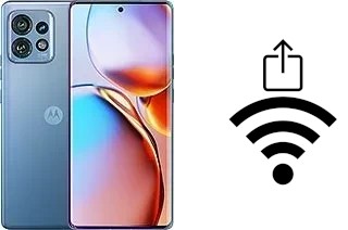 So generieren Sie einen QR-Code mit dem Wifi-Passwort auf einem Motorola Edge 40 Pro