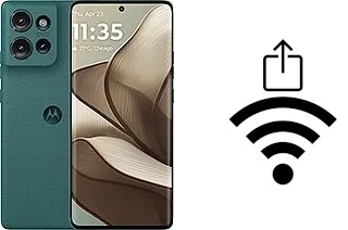 So generieren Sie einen QR-Code mit dem Wifi-Passwort auf einem Motorola Edge 50