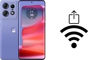 So generieren Sie einen QR-Code mit dem Wifi-Passwort auf einem Motorola Edge 50 Pro