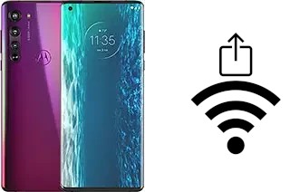 So generieren Sie einen QR-Code mit dem Wifi-Passwort auf einem Motorola Edge