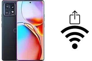 So generieren Sie einen QR-Code mit dem Wifi-Passwort auf einem Motorola Edge+ (2023)