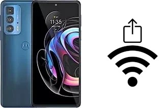 So generieren Sie einen QR-Code mit dem Wifi-Passwort auf einem Motorola Edge 20 Pro