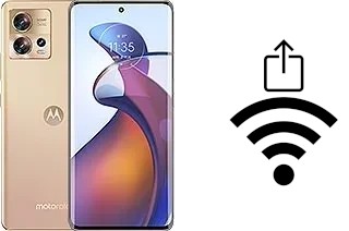 So generieren Sie einen QR-Code mit dem Wifi-Passwort auf einem Motorola Edge 30 Fusion