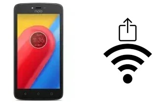 So generieren Sie einen QR-Code mit dem Wifi-Passwort auf einem Motorola Moto C 4G