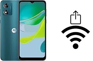 So generieren Sie einen QR-Code mit dem Wifi-Passwort auf einem Motorola Moto E13