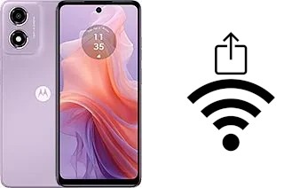 So generieren Sie einen QR-Code mit dem Wifi-Passwort auf einem Motorola Moto E14