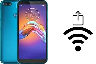 So generieren Sie einen QR-Code mit dem Wifi-Passwort auf einem Motorola Moto E6 Play