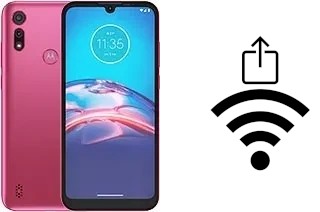 So generieren Sie einen QR-Code mit dem Wifi-Passwort auf einem Motorola Moto E6i