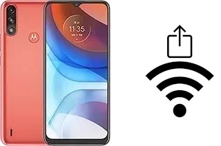 So generieren Sie einen QR-Code mit dem Wifi-Passwort auf einem Motorola Moto E7 Power