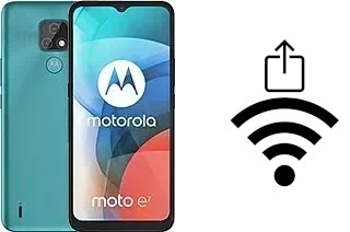 So generieren Sie einen QR-Code mit dem Wifi-Passwort auf einem Motorola Moto E7