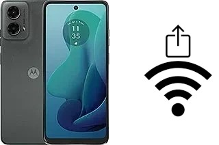 So generieren Sie einen QR-Code mit dem Wifi-Passwort auf einem Motorola Moto G (2024)