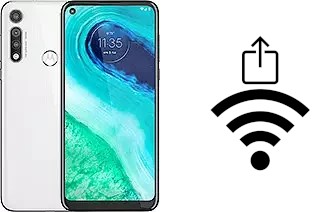 So generieren Sie einen QR-Code mit dem Wifi-Passwort auf einem Motorola Moto G Fast