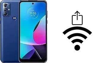 So generieren Sie einen QR-Code mit dem Wifi-Passwort auf einem Motorola Moto G Play (2023)