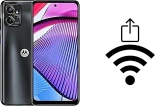 So generieren Sie einen QR-Code mit dem Wifi-Passwort auf einem Motorola Moto G Power 5G