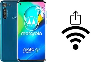 So generieren Sie einen QR-Code mit dem Wifi-Passwort auf einem Motorola Moto G8 Power