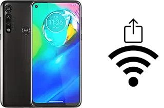 So generieren Sie einen QR-Code mit dem Wifi-Passwort auf einem Motorola Moto G Power