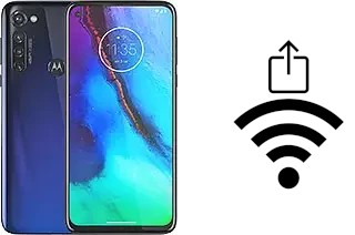 So generieren Sie einen QR-Code mit dem Wifi-Passwort auf einem Motorola Moto G Stylus