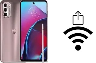 So generieren Sie einen QR-Code mit dem Wifi-Passwort auf einem Motorola Moto G Stylus (2022)