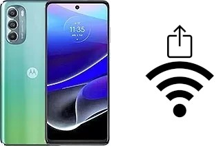 So generieren Sie einen QR-Code mit dem Wifi-Passwort auf einem Motorola Moto G Stylus 5G (2022)